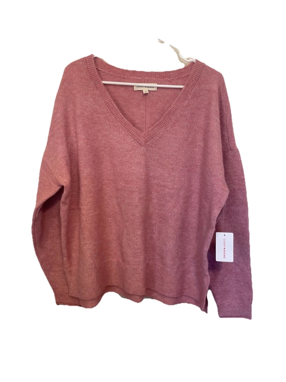 Lucky Brand Rose V-Neck Women's Sweater